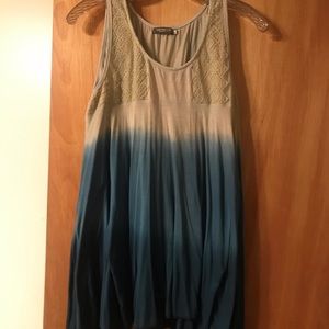 Blue ombré Earthbound tank